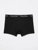 Black Calvin Klein men's boxer briefs with elastic waistband